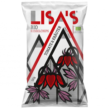 LISA'S CHIPS POMODORO&ERBE110G LISA'S CHIPS POMODORO&ERBE110G