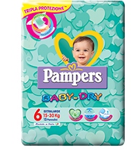 PAMPERS BD DOWNCOUNT XL 15PZ