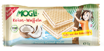 MOGLI WAFERS NOCE DI COCCO 15G