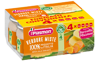 PLASMON OMOG VERDURE MIX 4X80G