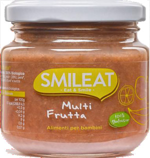 SMILEAT MELA E FRUTTA SG 130G