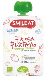 SMILEAT POUCHES FRAGOLA/BANANA