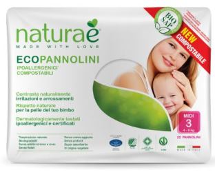 NATURAE PANNOLINI 3 PNB 4/9KG