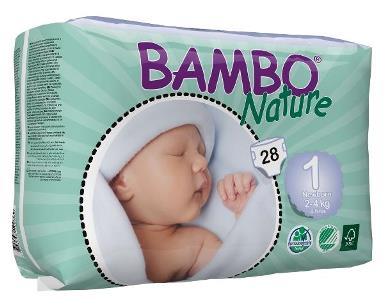 BAMBO NATURE NEWBORN 2-4KG 28P