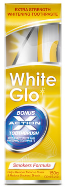 WHITE GLO SMOKERS DENTIF SBIAN