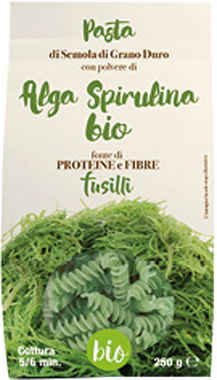 FUSILLI ALGA SPIRULINA 250G