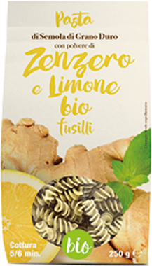 FUSILLI LIMONE E ZENZERO 250G