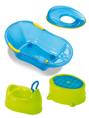 PLEBANI SET BAGNO B BLU