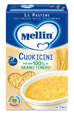 MELLIN PASTA CUORICINI 320G