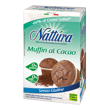 NATTURA MUFFIN CACAO 4PZ 45G