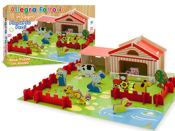 PLAYSET ALLEGRA FATTORIA LEGNO