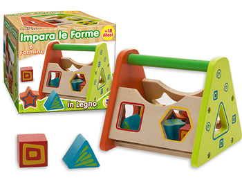 IMPARA LE FORME LEGNO 6FORMINE