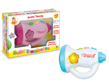 BABY TROMBETTA MUSICALE 2COLOR