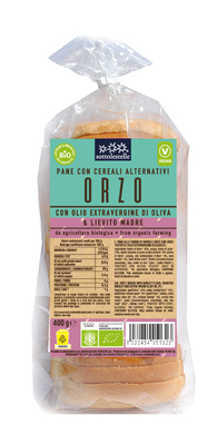 PANE BAULETTO ALL'ORZO BIO400G