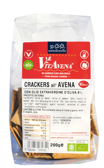 CRACKERS ALL'AVENA BIO 200G