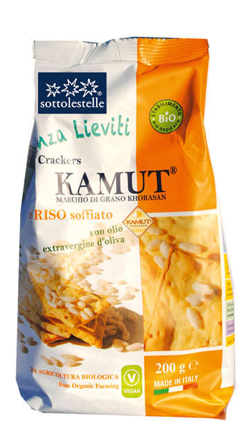 CRACKERS KAMUT C/RISO SOFFIATO