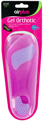 AIRPLUS GEL ORTHOTIC D 36-42