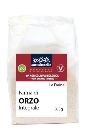 FARINA DI ORZO INTEGRALE 500G