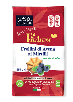 BISCOTTI AVENA MIRTILLI 250G