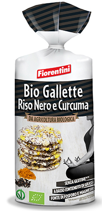 BIO GALLETTE RISO NER/CURC100G