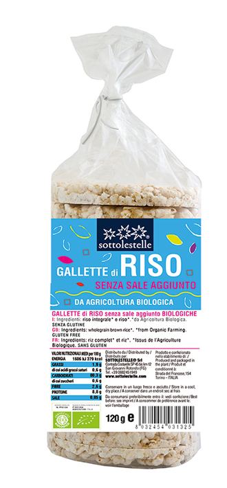 GALLETTE DI RISO S/SALE 100G