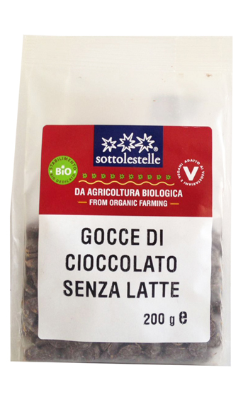 GOCCE DI CIOCCOLATO VEGANE200G