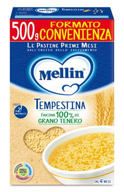 MELLIN PASTA TEMPESTINE 500G