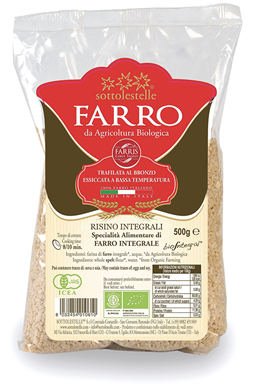 RISINO DI FARRO INTEGRALE 500G