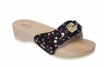 PESCURA HEEL DOT TEXT W BLK 35 PESCURA HEEL DOT TEXT W BLK 35