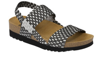 KAORY SAND EL W BLK/SILVER 35