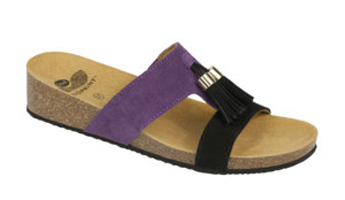 KHLOE SUEDE W PURPLE/BLK 35