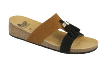 KHLOE SUEDE W TOBACCO/BLK 35