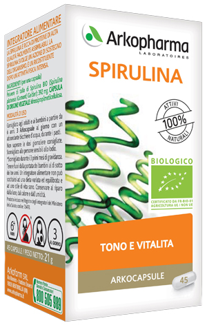 ARKOCPS SPIRULINA BIO 45CPS