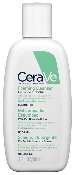 CERAVE SCHIUMA DET VISO 88ML