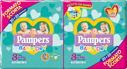 PAMPERS BD DUO DOWNCOUNT M 40P