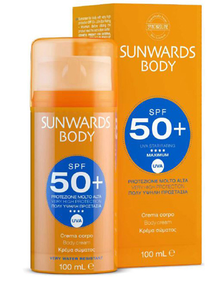 SUNWARDS BODY CREAM SPF50+