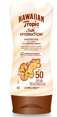 HAWAIIAN T SILK HYDR LOT SPF50