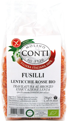 FUSILLI LENTICCHIE RO BIO 250G