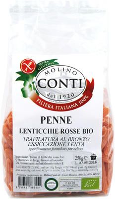 PENNE LENTICCHIE RO BIO 250G