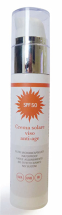 CREMA SOLARE VISO A/AGE SPF50