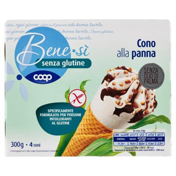 BENESI' CONO GELATO PANNA4X75G