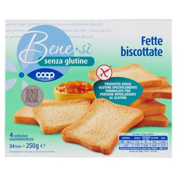 BENESI' FETTE BISCOTTATE 250G BENESI' FETTE BISCOTTATE 250G