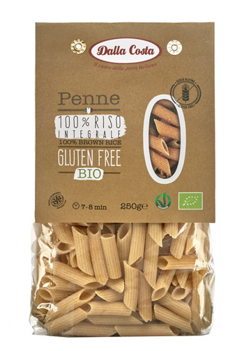 PENNE 100% RISO INTEGR BIO250G