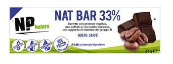 NAT BAR 33% CAFFE' 35G