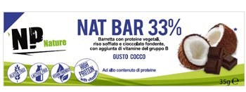NAT BAR 33% COCCO 35G