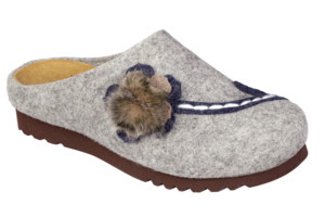 HERMELINE F+FLOWER W GREY35