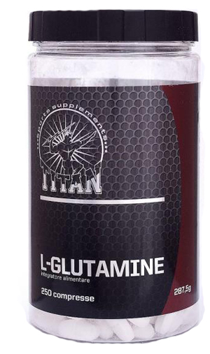 TITAN L-GLUTAM TABS 1G 250CPR