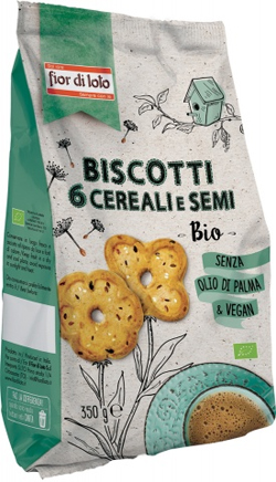 BISCOTTI 6 CEREALI E SEMI 350G