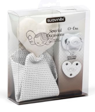 SUAVINEX WHITE SET SUC+CLI+DOU