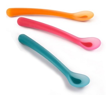 BOOO CUCCHIAIO SILICONE ROSA